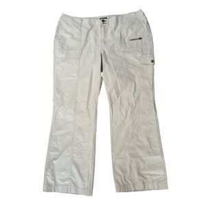 Eddie Bauer Vashon Fit Women's Plus 20 Beige Utility Cargo Pantsā Casual Neutral